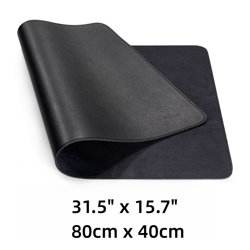 31.5" x 15.7" Computer Desk Pad, Office Desk Mat PU Leather Mouse Pad Waterproof