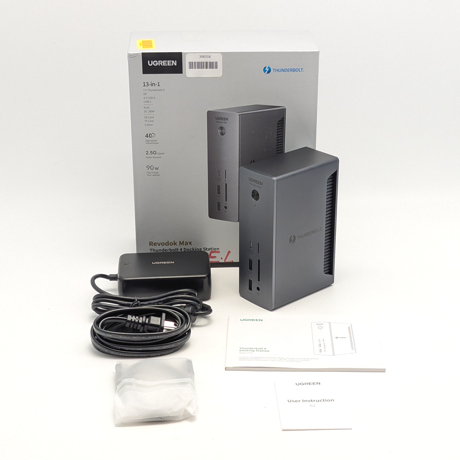 UGREEN Revodok Max 213 13-in-1 Thunderbolt 4 Docking Station (25054A) | Gray