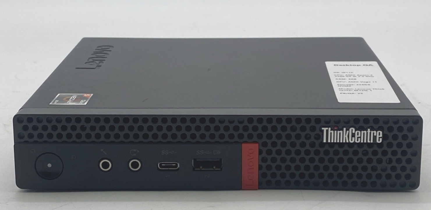 Lenovo ThinkCentre M75q-1 Ryzen 5 Pro 3400GE 3.30GHz 4GB RAM 256GB SSD W11P