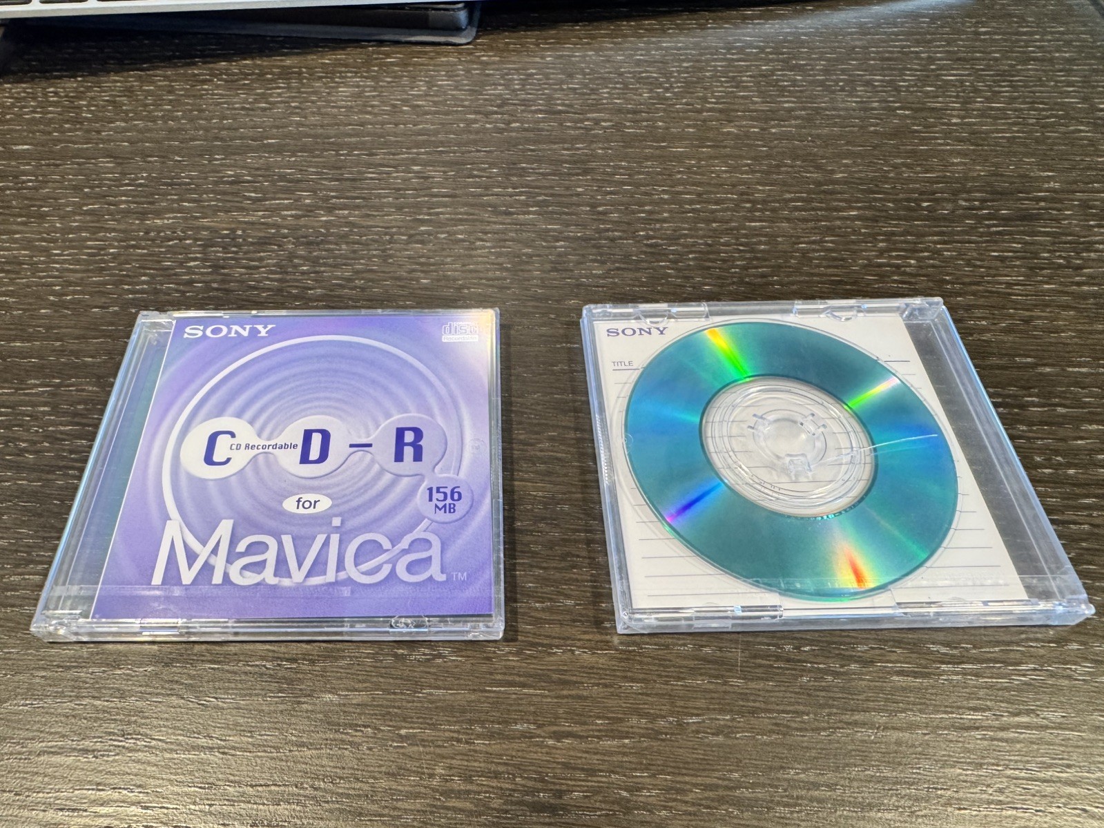 Sony Mini CDR CD-R Recordable disc for Mavica Camera 156mb NEW Sealed -  2 discs