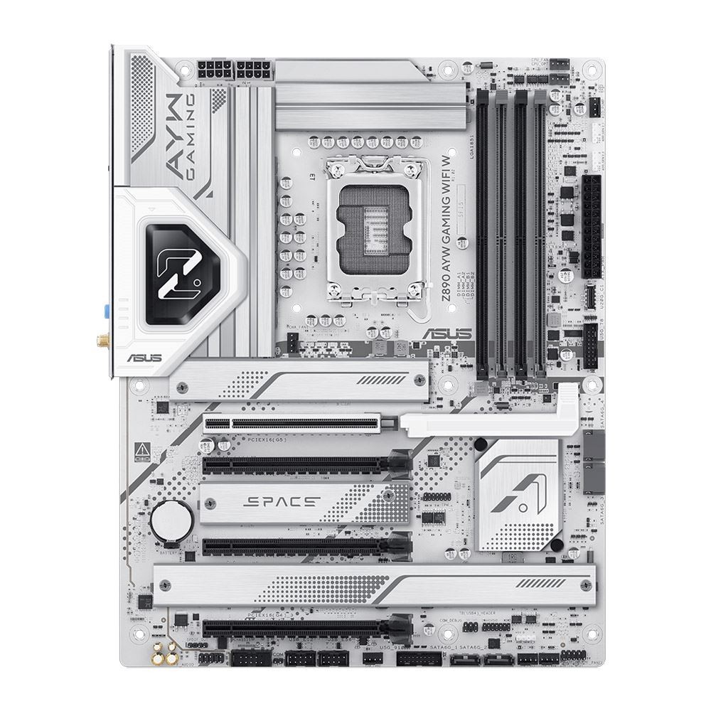 ASUS Z890 AYW GAMING WIFI W ATX LGA1851 DDR5 WiFi 6 Motherboard