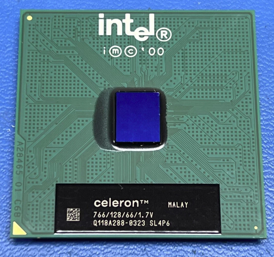 Intel Celeron 766MHz (RB80526RX766128) SL4P6 CPU Processor NEW