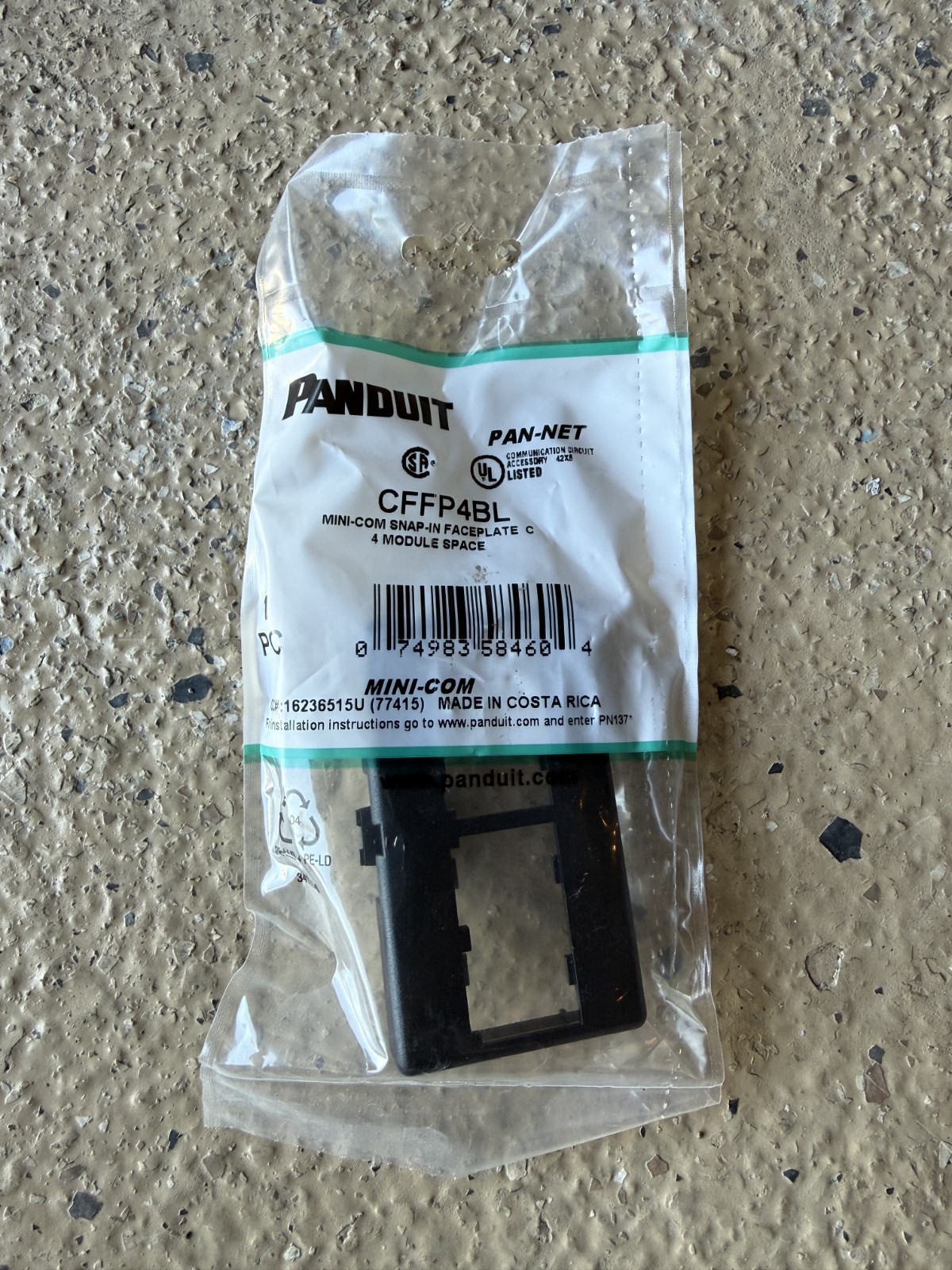 Lot of 3 - PANDUIT PAN-NET CFFP4BL