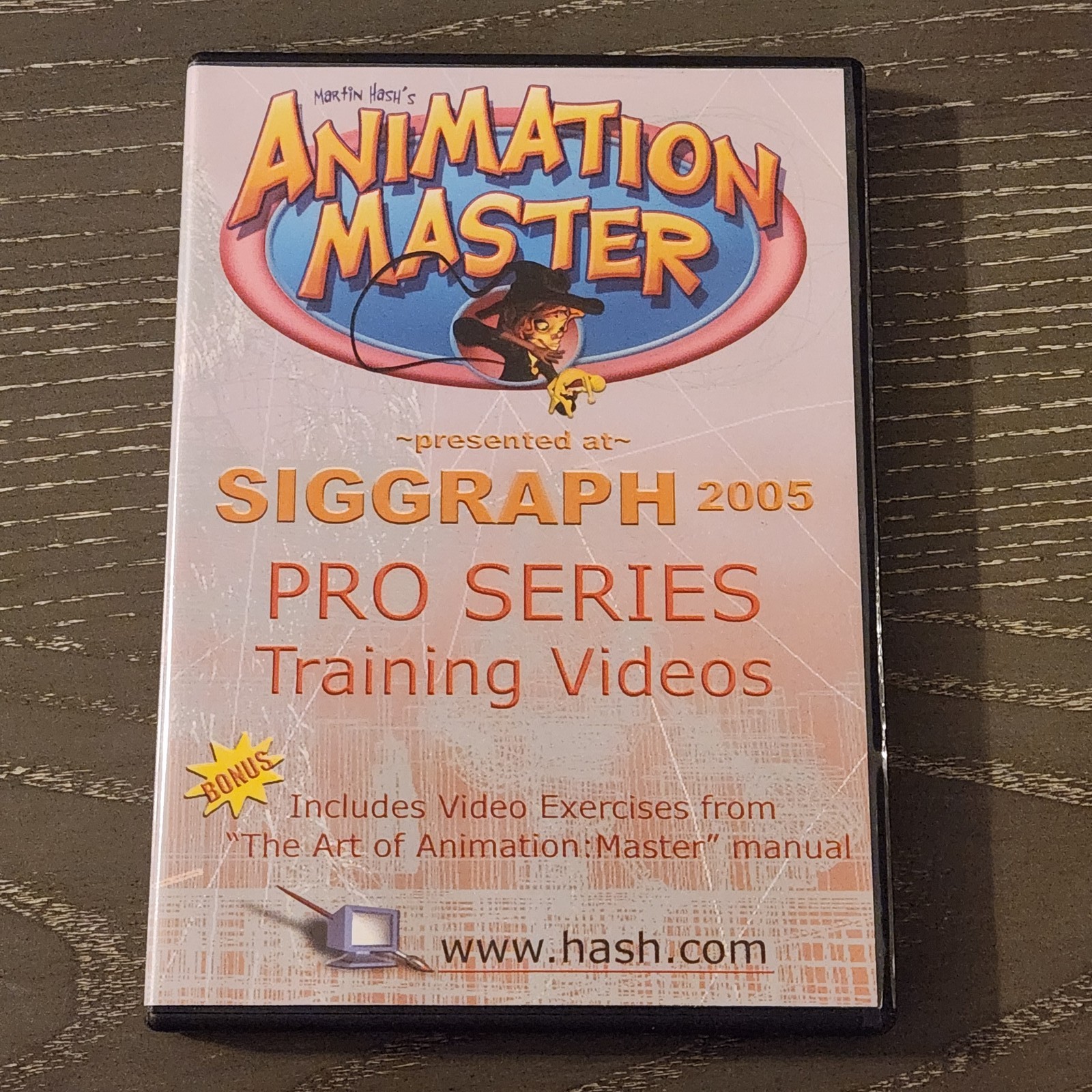 Martin Hash's Animation Master SIGGRAPH 2005 Pro Series Training Videos DVD-ROM