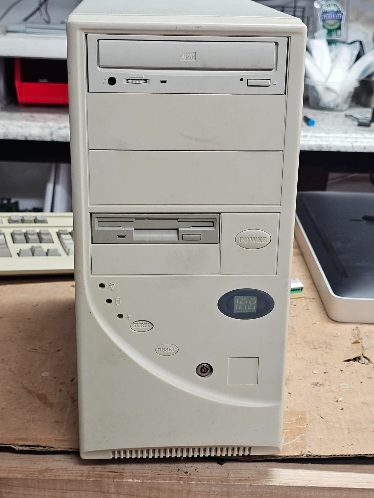 NOS Vintage Retro Gaming PC Win98 Loaded Opti Viper Socket 7 AMD K5 PR90 w/16MB