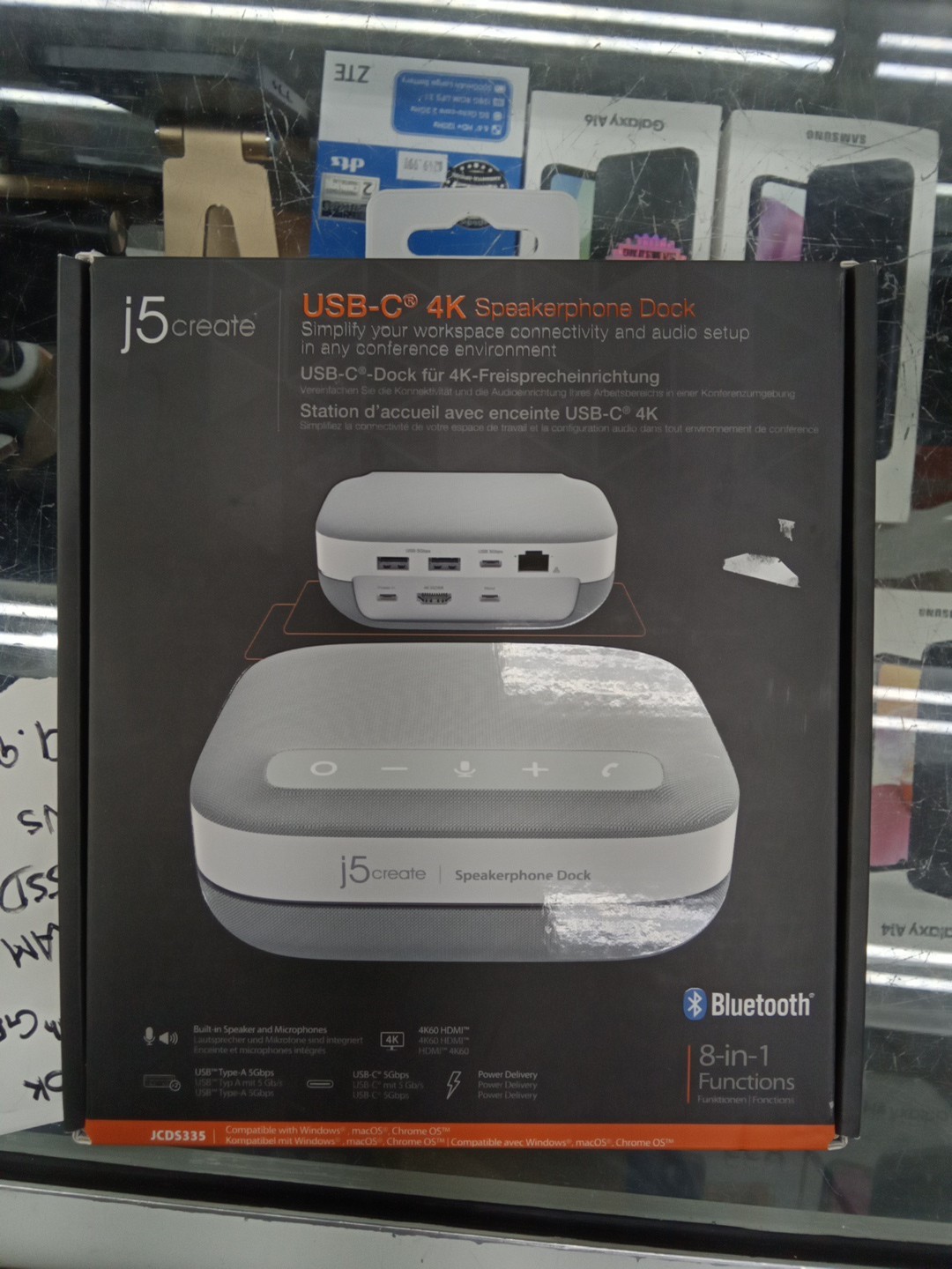 J5 Create Usb-C 4k Speakerphone Dock