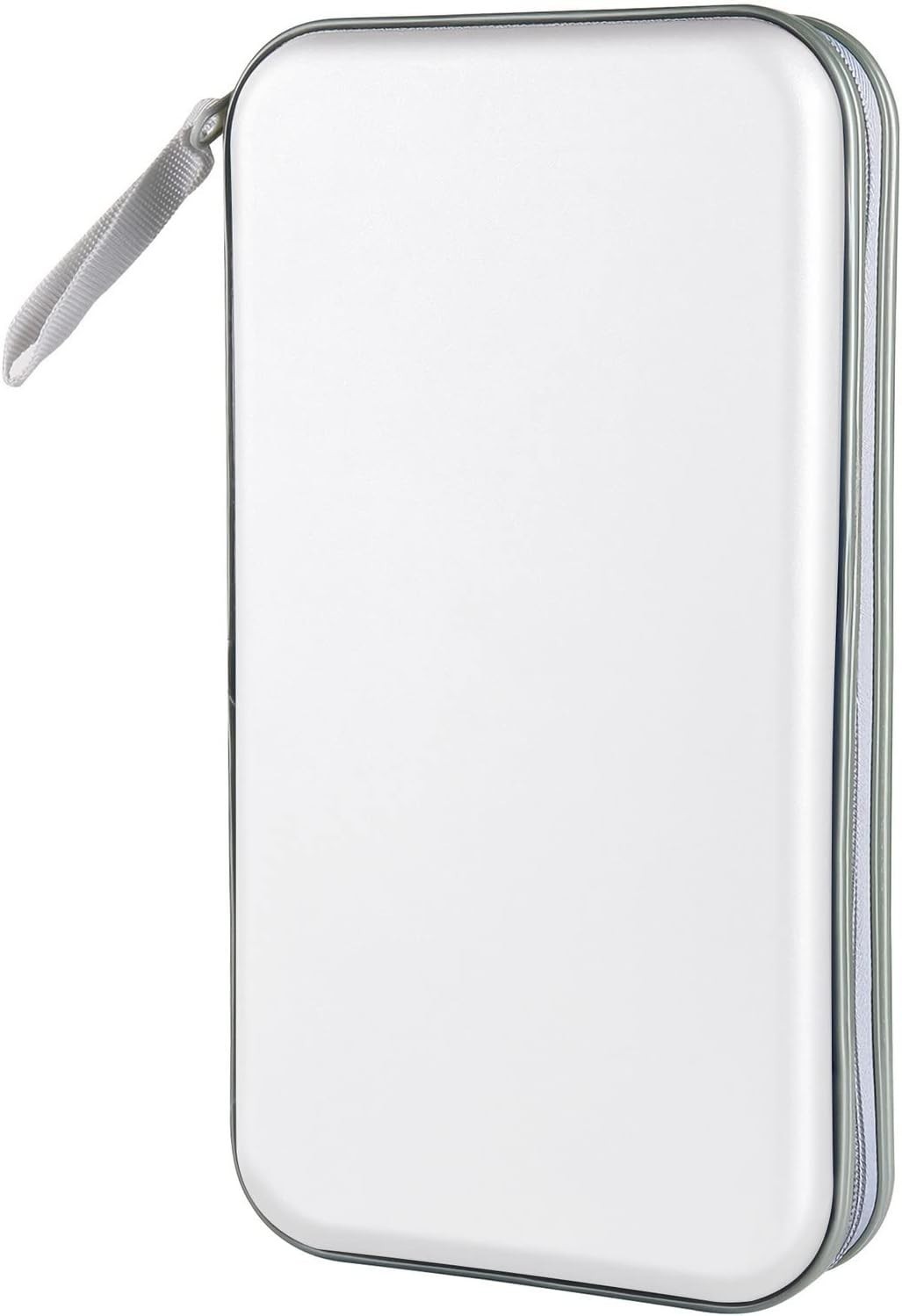 CD Case, DVD Case Holder 96 Capacity Hard Plastic CD DVD Disc Cases White