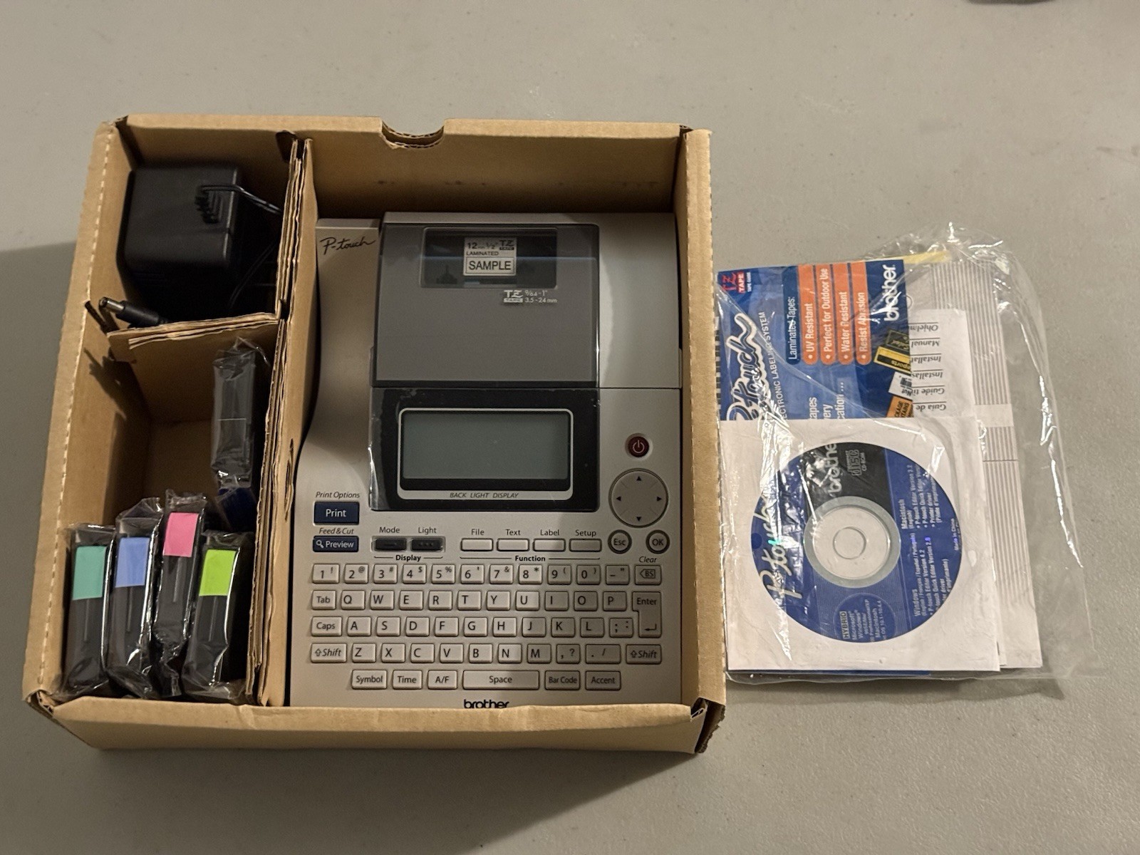 Brother P-Touch PT-2100 PC-CONNECTABLE LABELING SYSTEM NEW OPEN BOX