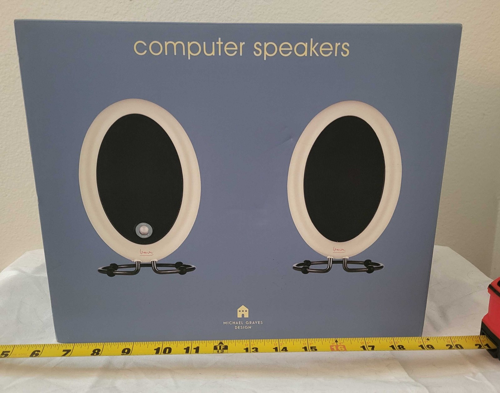Michael Graves Designer Computer Speaker Set - Pearl White