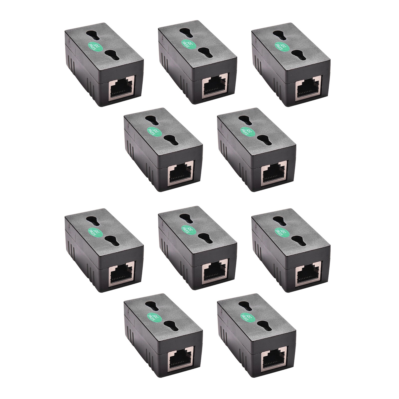 10PCS Passive RJ-45 POE Injector Splitter Over Ethernet Adapter For LAN Network
