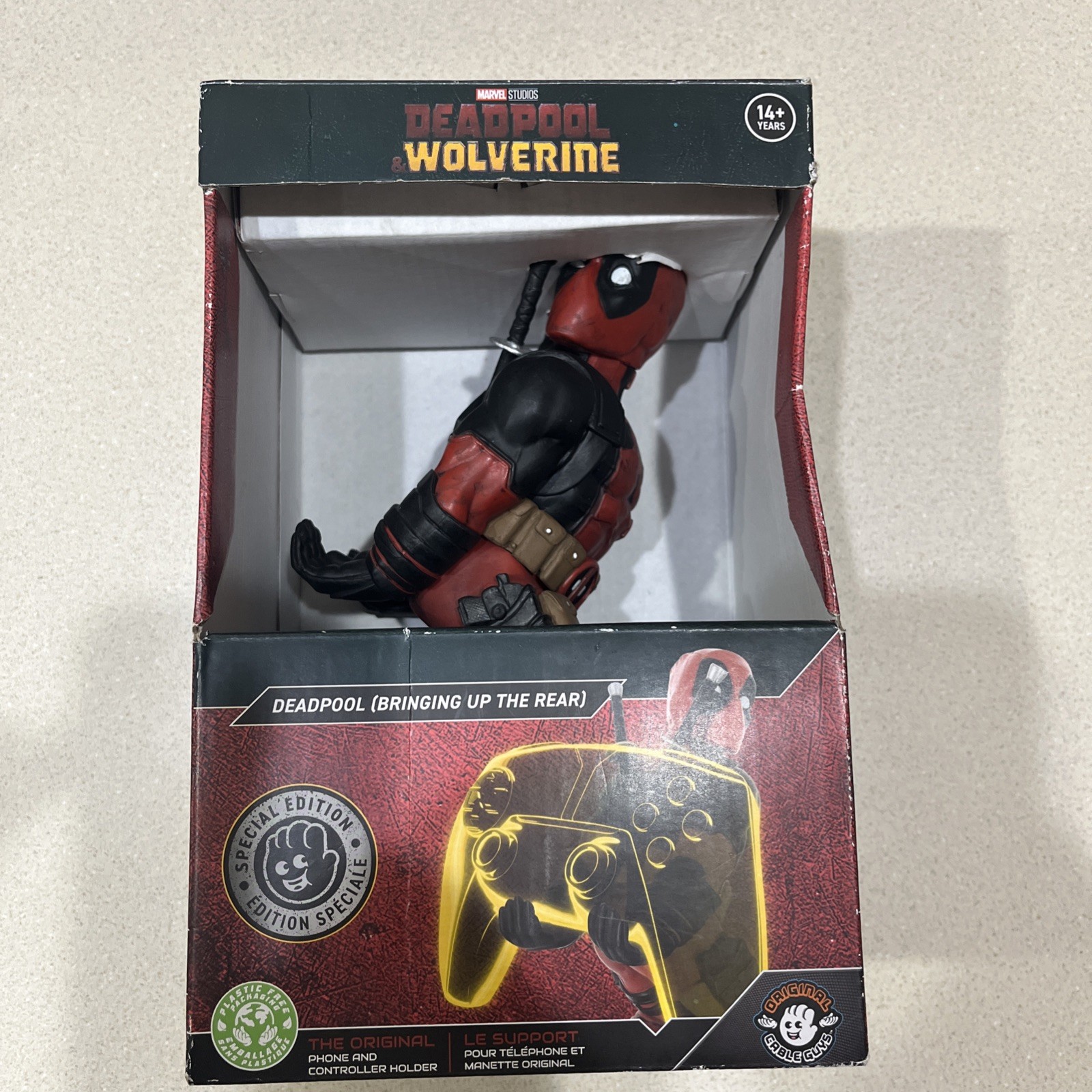 Cable Guys - Marvel Deadpool 3 Rear Repaint Gaming Accessories Holder. BIN F 989