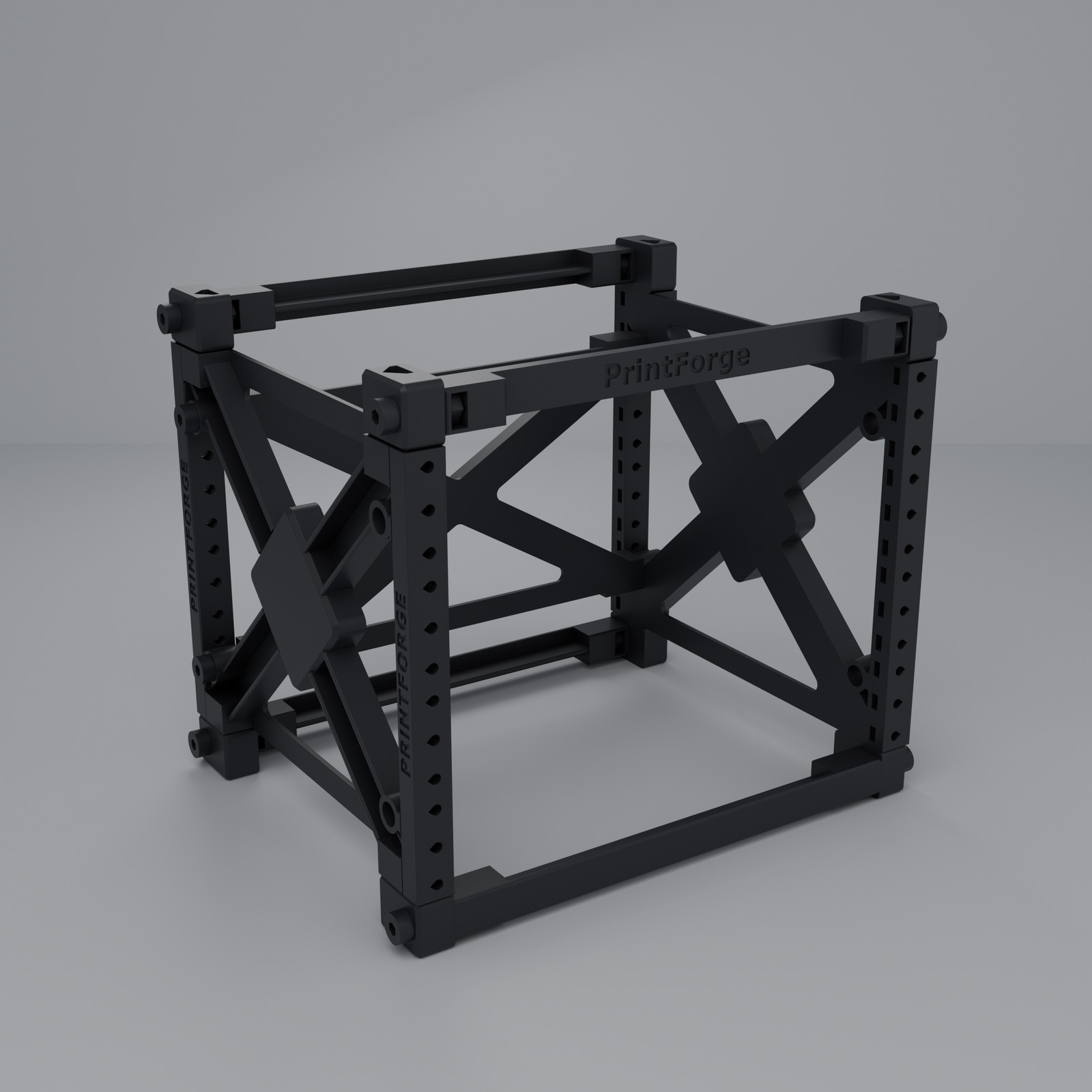 10 Inch Mini Server Rack 4U Kit Homelab Network Rack Open Frame X-Brace PETG