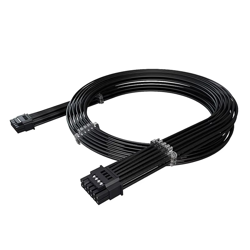 TEUCER 730mm PCI-e 5.0 GPU Cable 12+4 Pin 12VHPWR ATX 3.0 Modular Power Cable fo