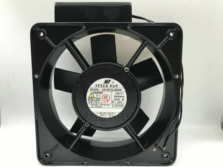 STYLE FAN US18F22-MGW 40/50W 18065  high temperature resistant cooling fan