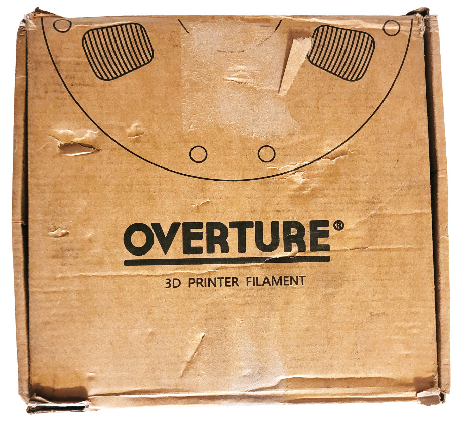 Overture 3d Printer Filament Orange 1.75mm New Open Box