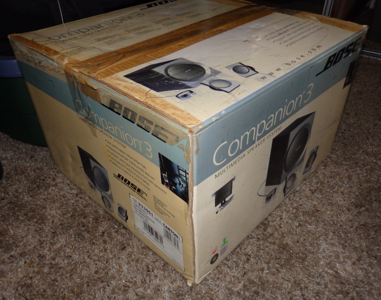 Bose Companion 3 / Multimedia Surround Computer Speaker System / In Original Box