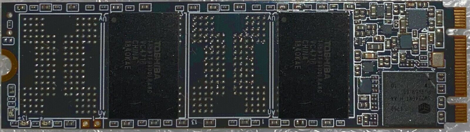 (Lot of 50) Toshiba 64GB pSLC NAND Flash 520MB/s TRIM SATA III NGFF M.2 2280 SSD