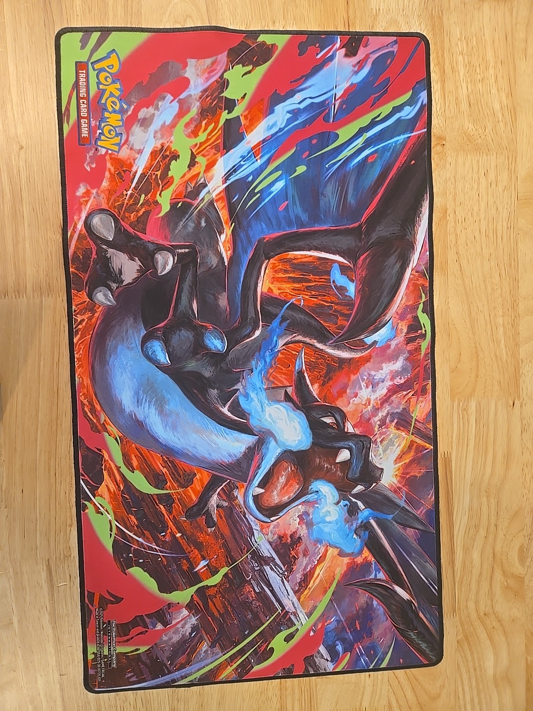 Mega Charizard X Board Game Pokemon Playmat Card Play Mat TCG CCG Pad Mousepad