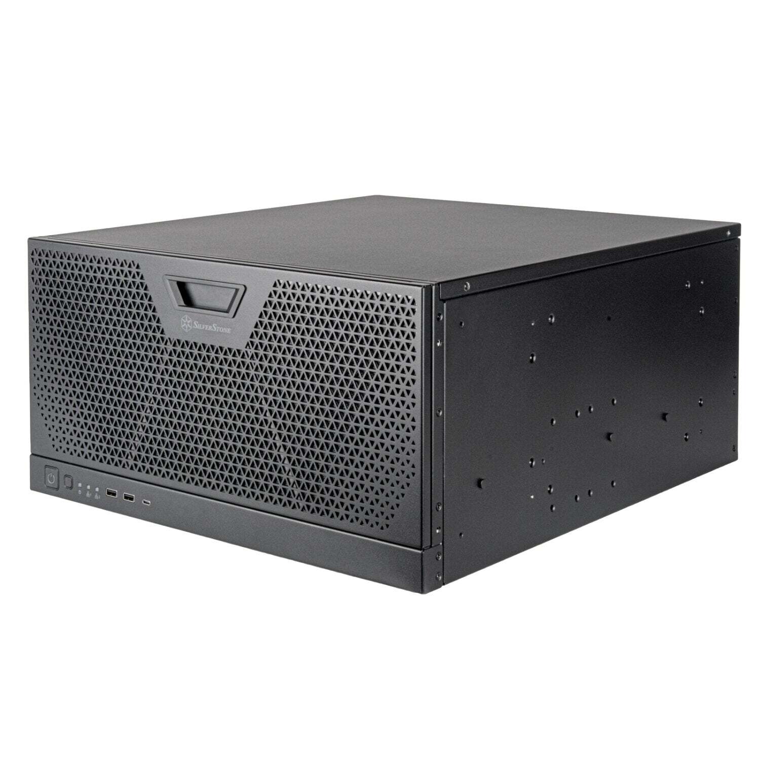 SilverStone RM51 5U Rackmount Server Chassis with Dual 180mm Fan Enhanced Liquid