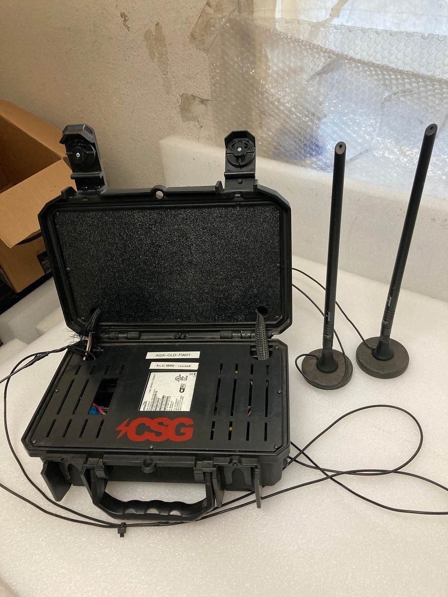 CSG Mobile Command Center Mini w/ Cradle Point IBR900-1200M-B { UNTESTED }