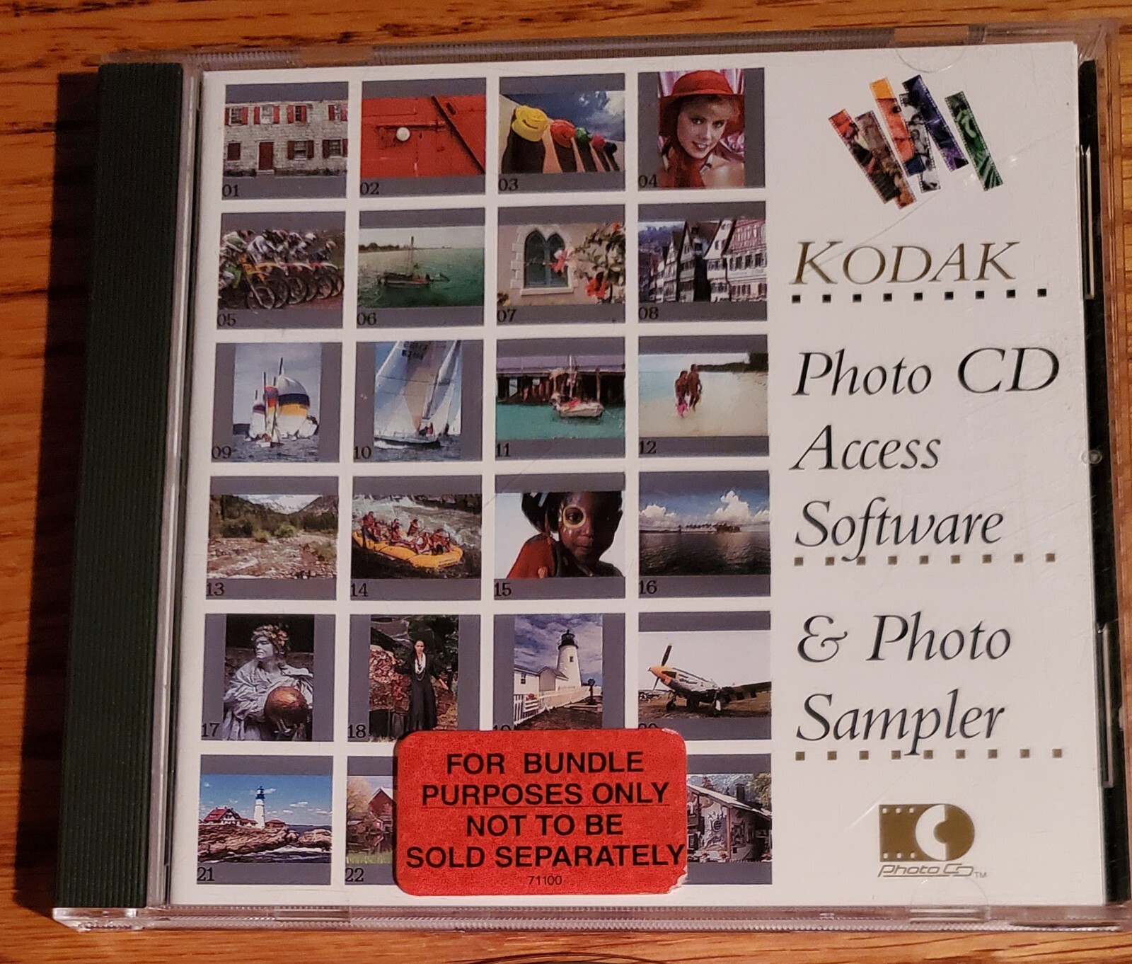 Kodak PhotoEdge Photo CD Software Version 1.1 Vintage 1991 RARE