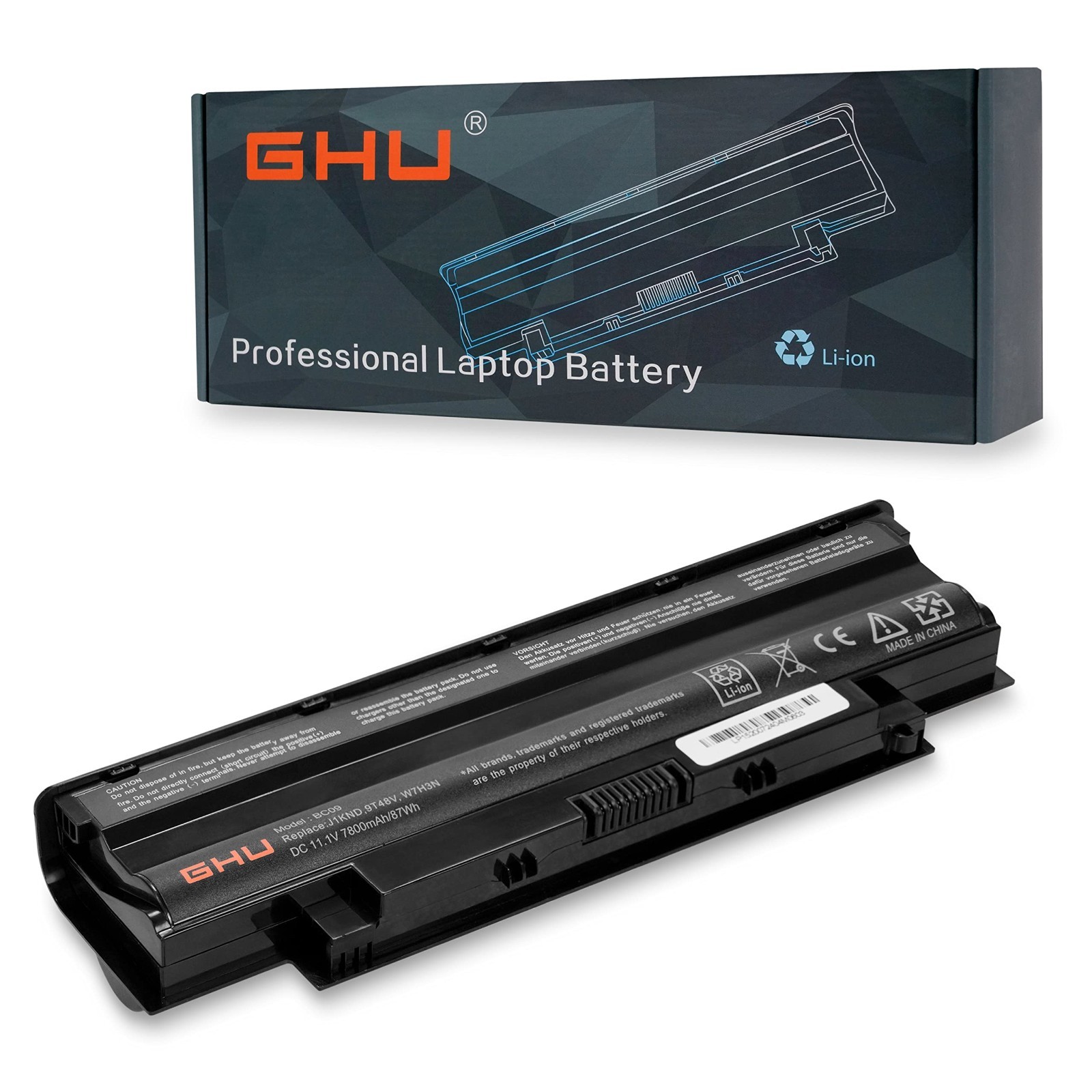 9 Cell 87WH Laptop Battery Replacement for Dell N5010 M5110 M5040 M5030 N7110