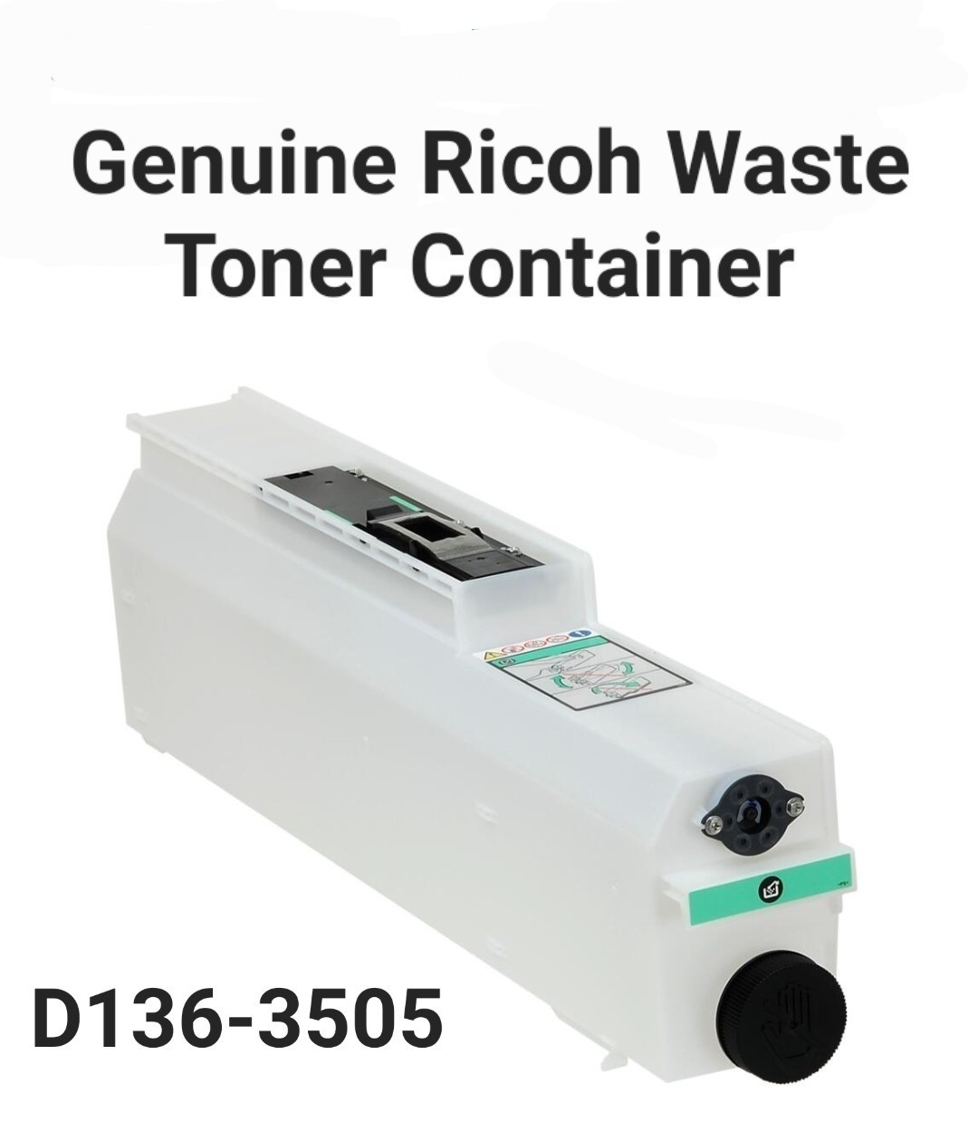 NEW SEALED Ricoh D136-3505 Waste Toner Container D1363505 Savin Lanier