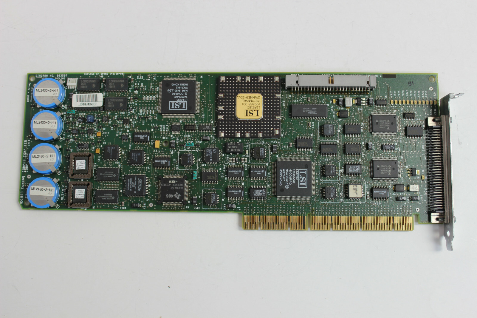 COMPAQ 142138-001 EISA SCSI ARRAY BOARD ASM 003596-001 DIAG 003597