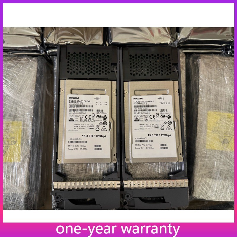 Netapp X670A SP-670A 15.3TB SAS 2.5" SSD Solid State Hard Drive 108-00530 15TB