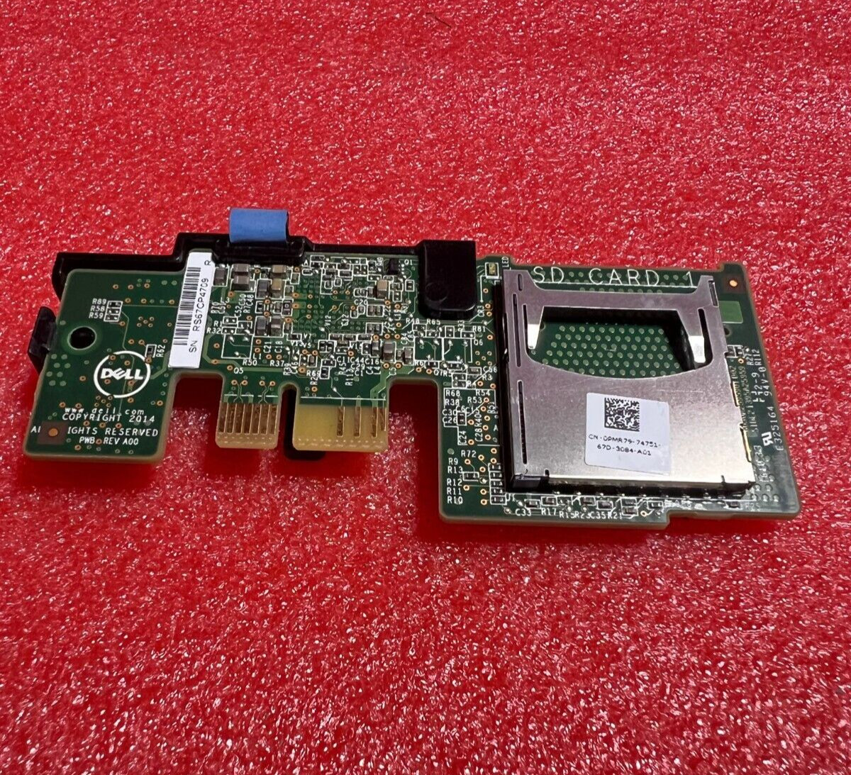 Dell PMR79 Dual SD Flash Card Reader Module R430 R530 R630 R730 R730XD