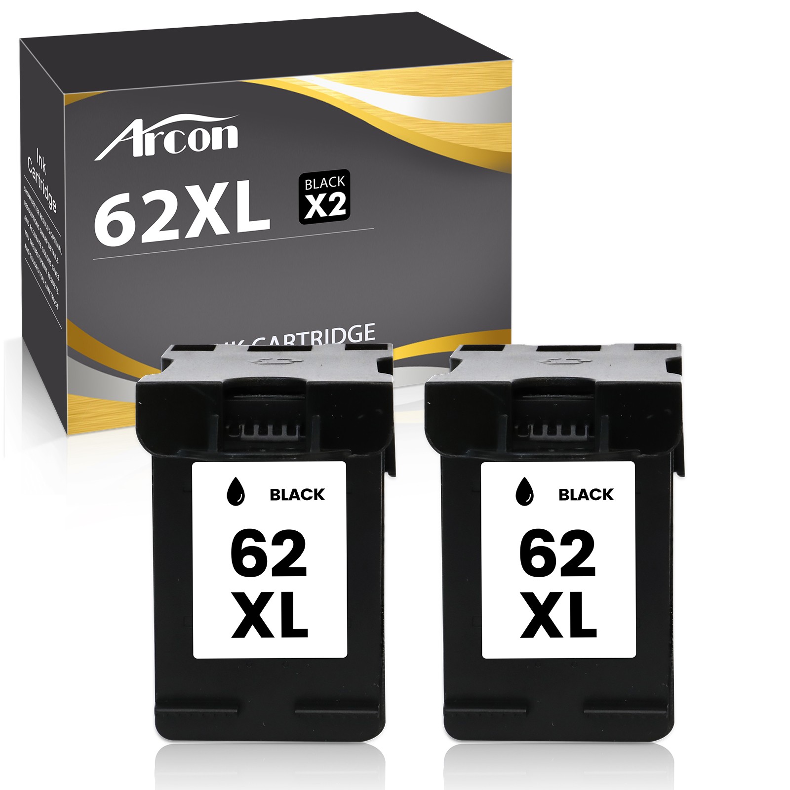62 XL XXL Ink Cartridges For HP Ink 62XL Envy 7640 5540 7645 5660 5740 Printer