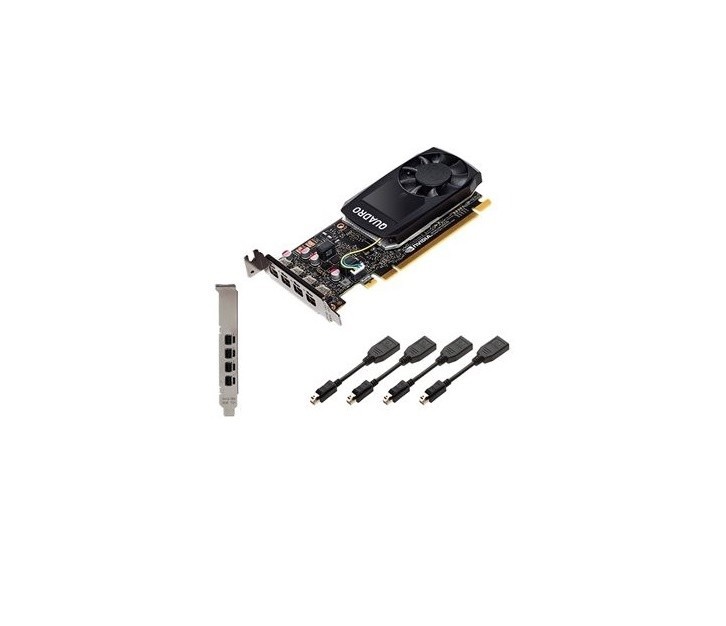 Open Box 4GB Lenovo nVIDIA Quadro P1000 GDDR5 4x MDP Graphic Card 4X60N86661