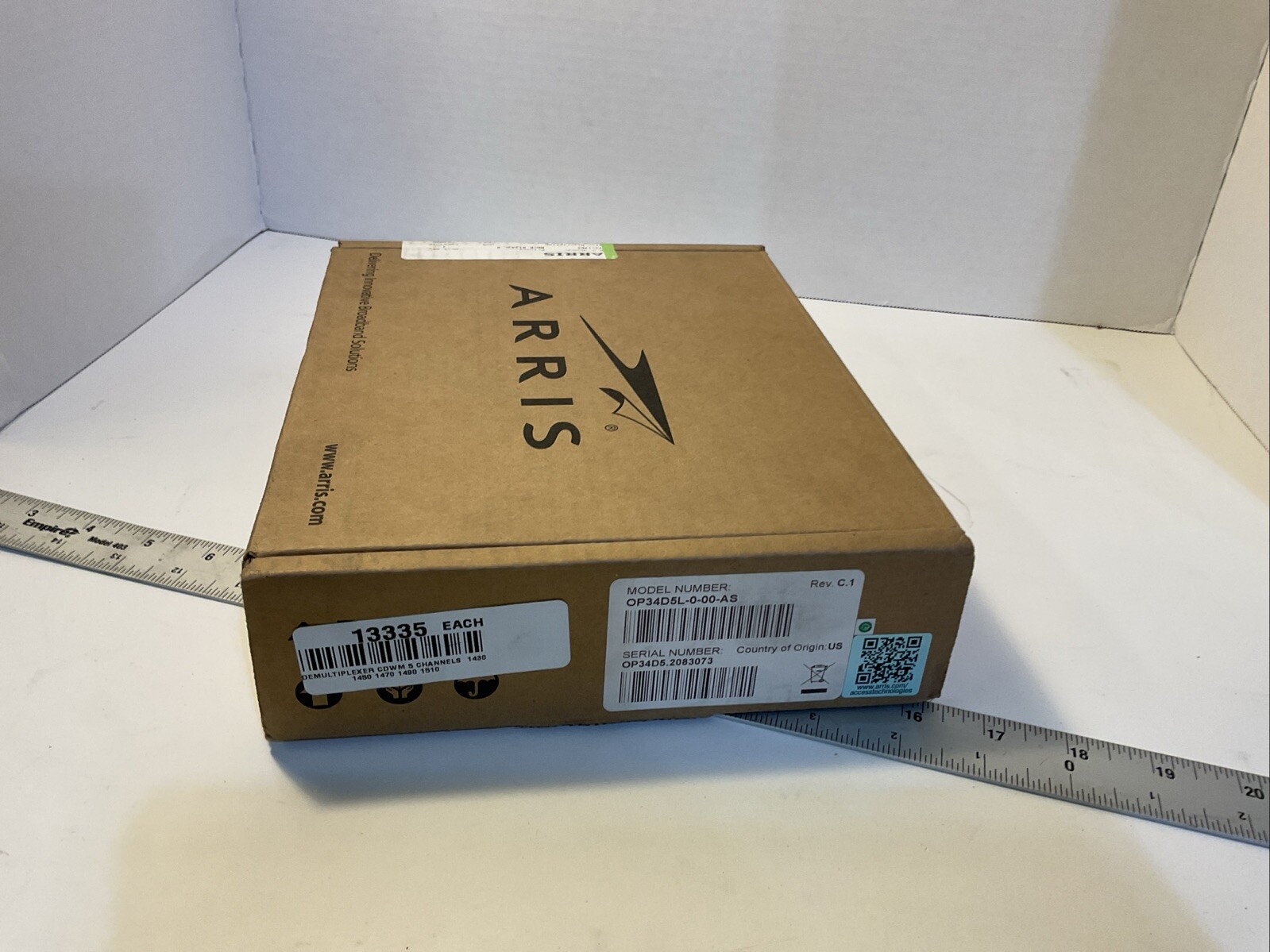 Arris OP34D5L-0-00-AS Demultiplexer CDWM 5 Channels 1430,1450,1470,1490,1510 New