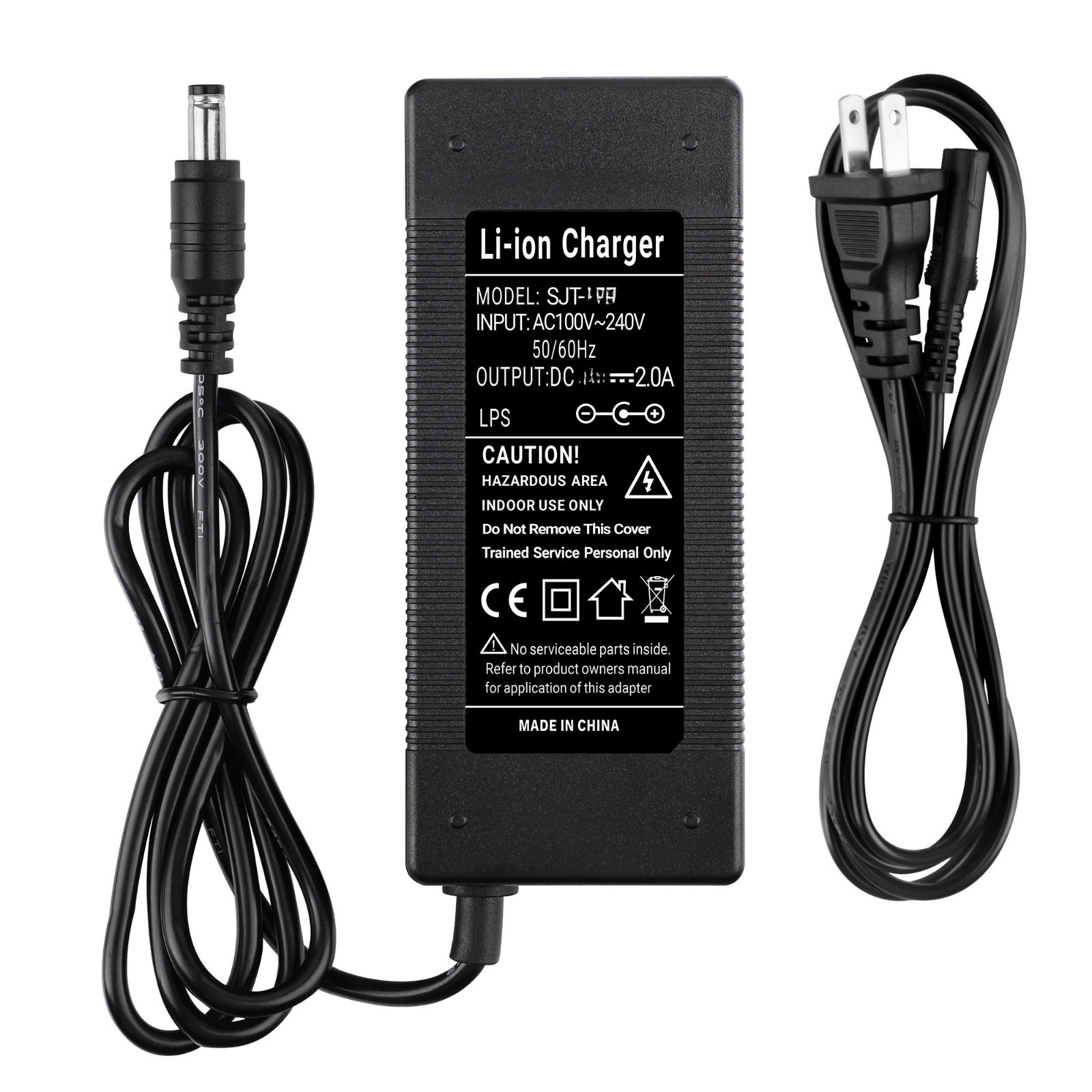 42V 2A AC Adapter Charger For HLT-180-4201500 Electric Bike Power w/ 5.5mm Plug