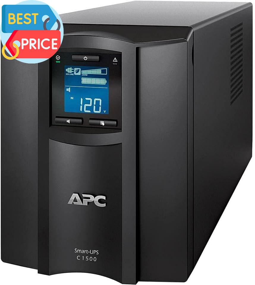 1500VA Smart UPS with Smartconnect, SMC1500C Sinewave UPS Battery Backup, AVR, 1
