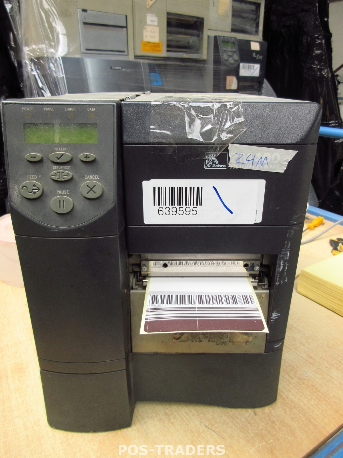 Zebra Z4M Z4M00-0004-0000 DT/TT Label Printer Parallel - ZM400 COVER LINES
