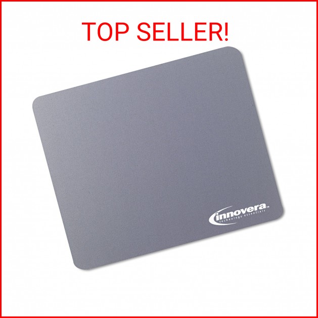 Innovera Natural Rubber Mouse Pad, Gray (IVR52449)