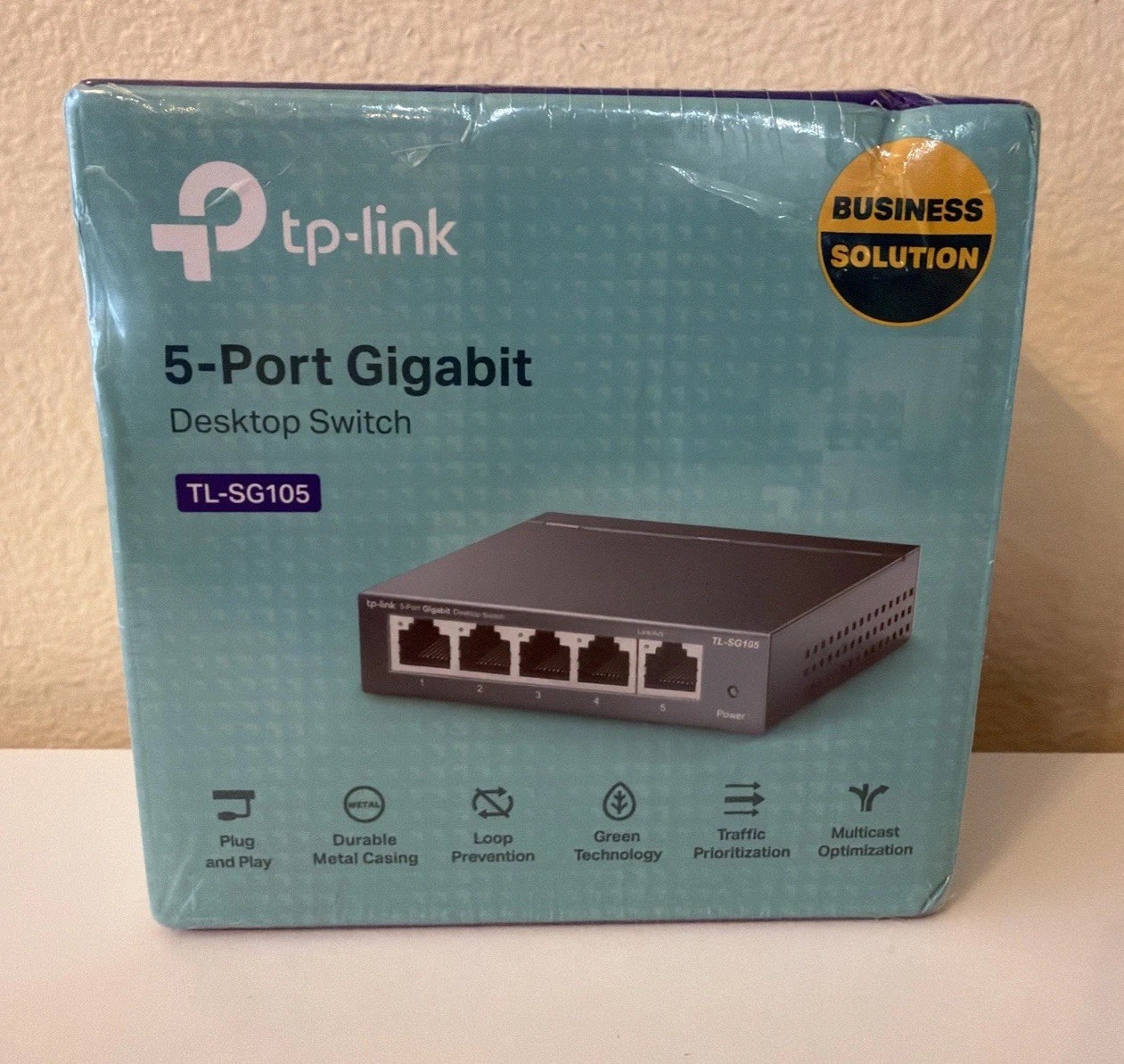 New Sealed TP-LINK Technologies TP-Link (TL-SG105) 4-Ports External Switch