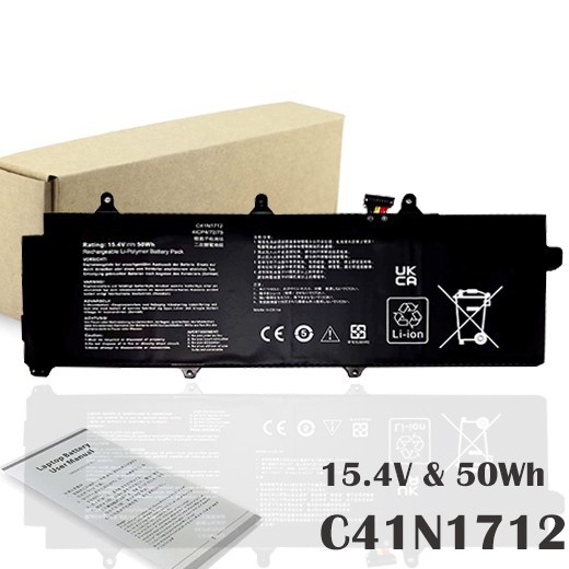 C41N1712 Battery For ASUS ROG Zephyrus GX501 GX501V GX501VI GX501GI GX501G GX501
