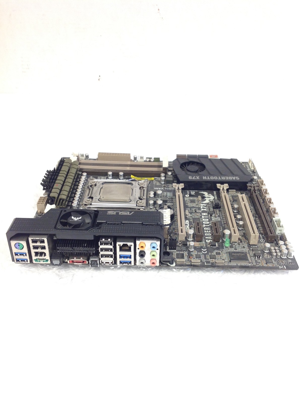 Asus Sabertooth X79 Motherboard with Intel Core i7-3820, No RAM, 