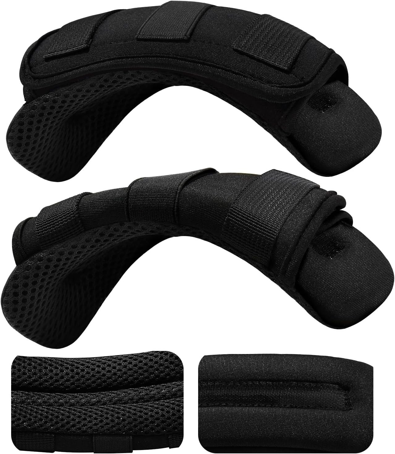 2-Pack Universal Wide Shoulder Pad with Ultra Thick Cushion for Bag Luggage Back