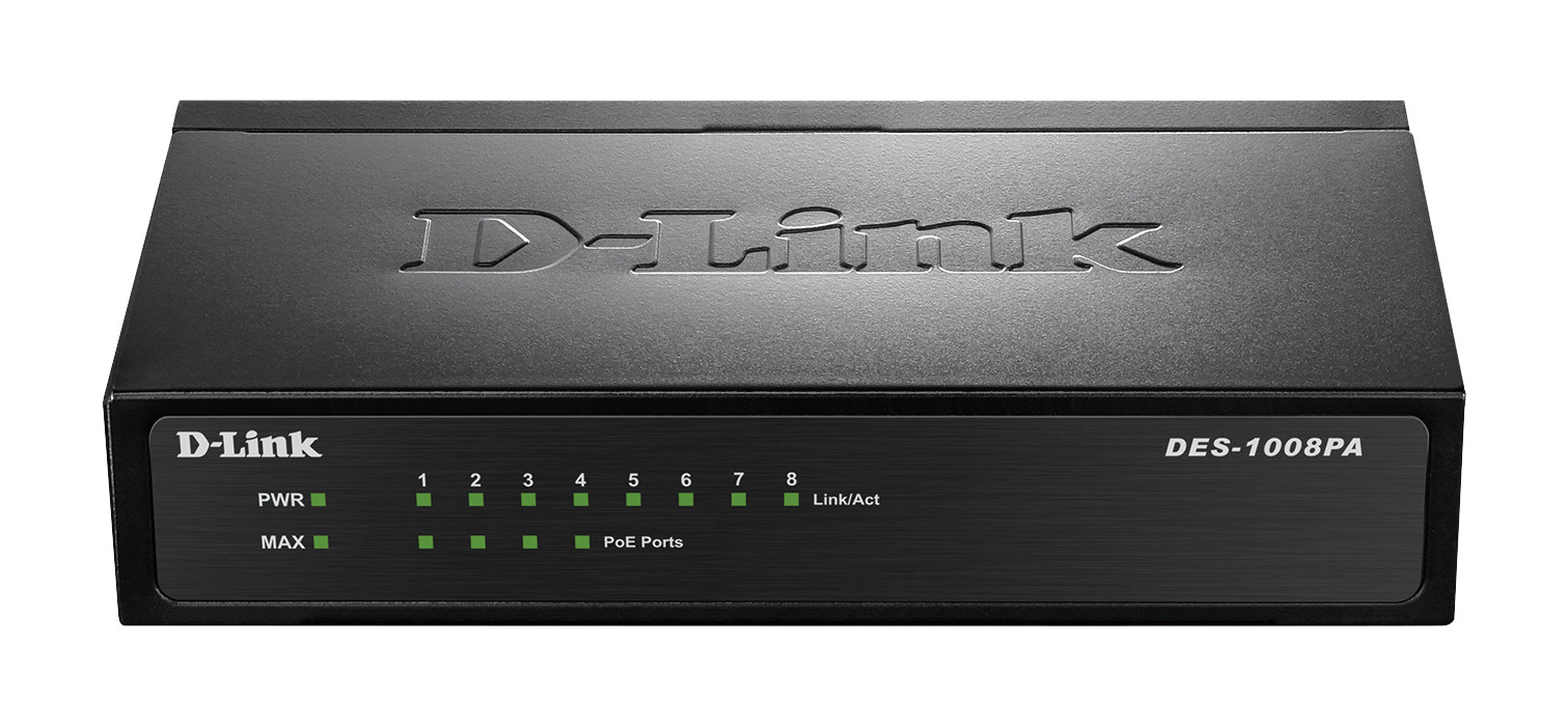 D-Link Fast Ethernet Switch, DES-1008PA