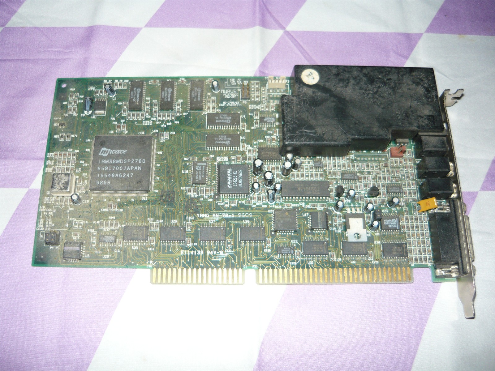 Vintage IBM Mwave ISA Sound Card Modem Combo Used MC27802C