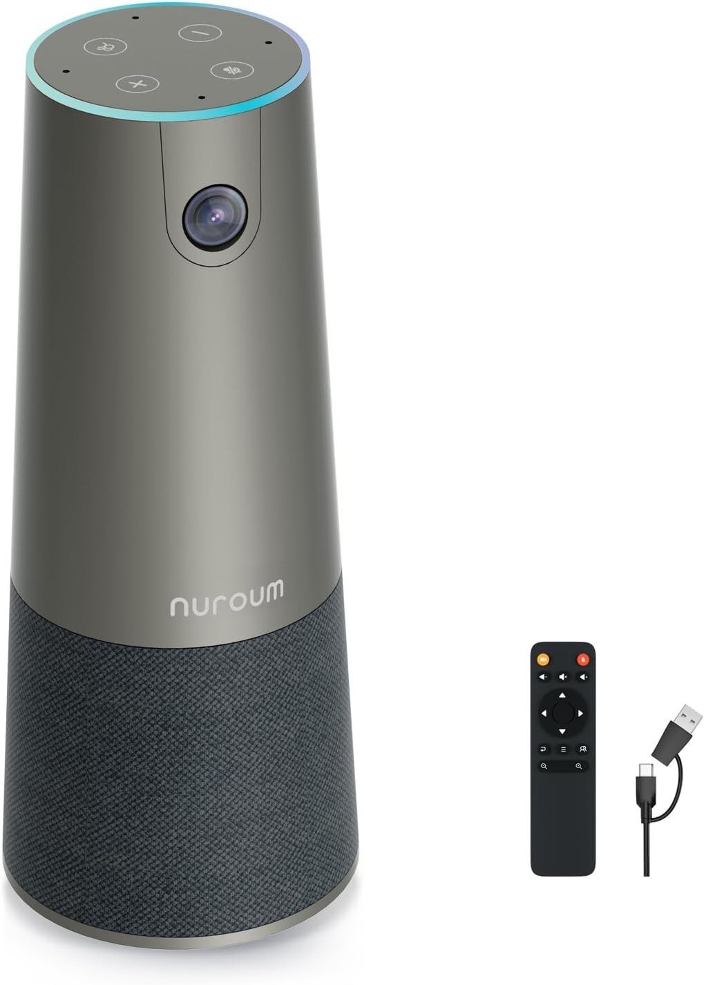 NUROUM C46 4K Video Conference Webcam 8MP CMOS/AI Auto-Framing/5xZoom/Ultra-Wide