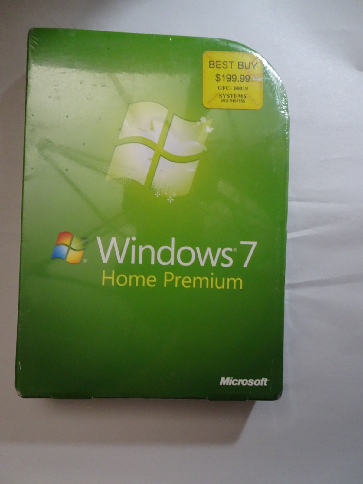 Microsoft Windows 7 Home Premium English DVD GFC-00019 NEW Sealed