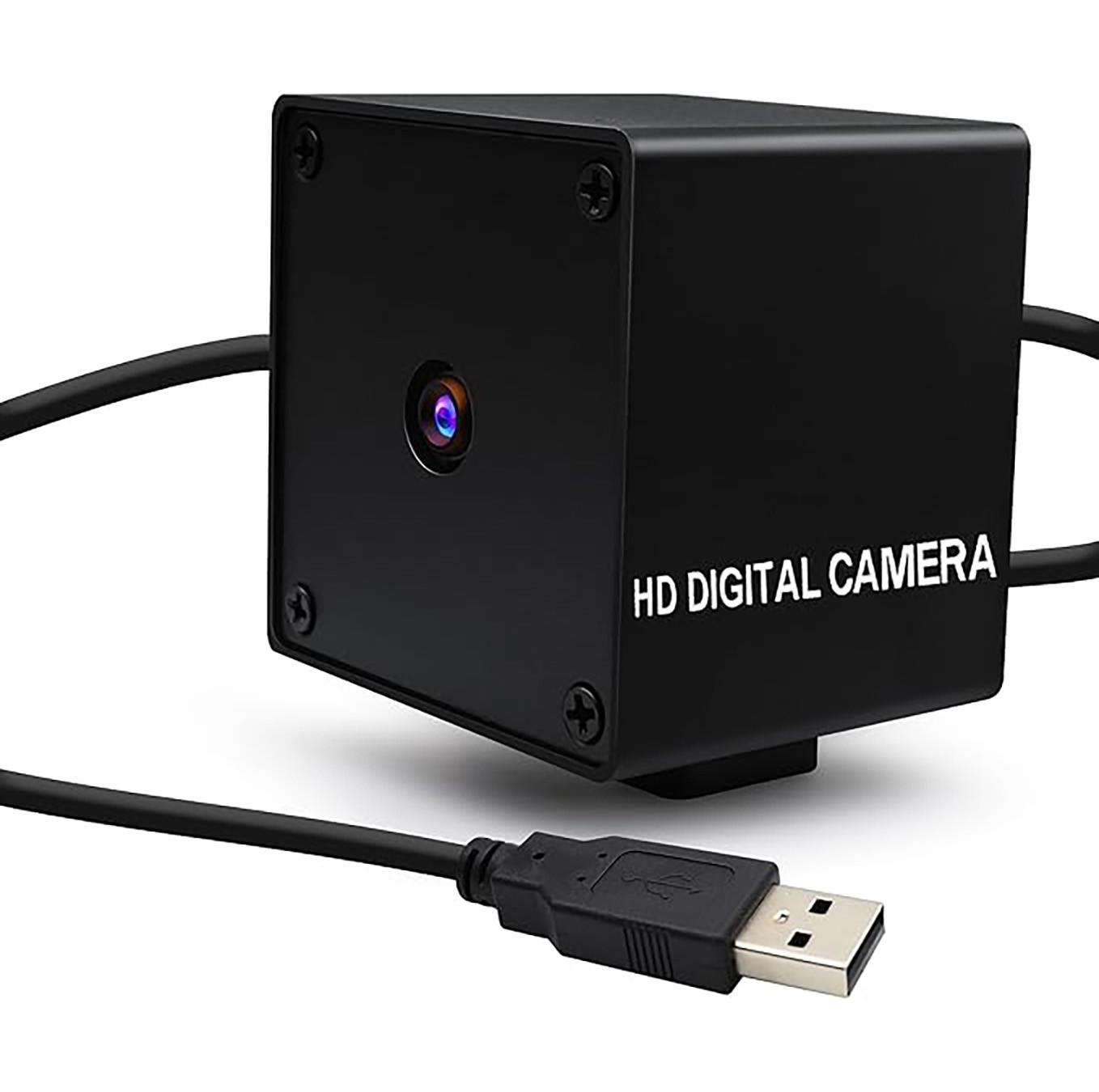 Autofocus USB Camera - 48MP- 8000x6000P - 70° Field - Plug & Play - Black