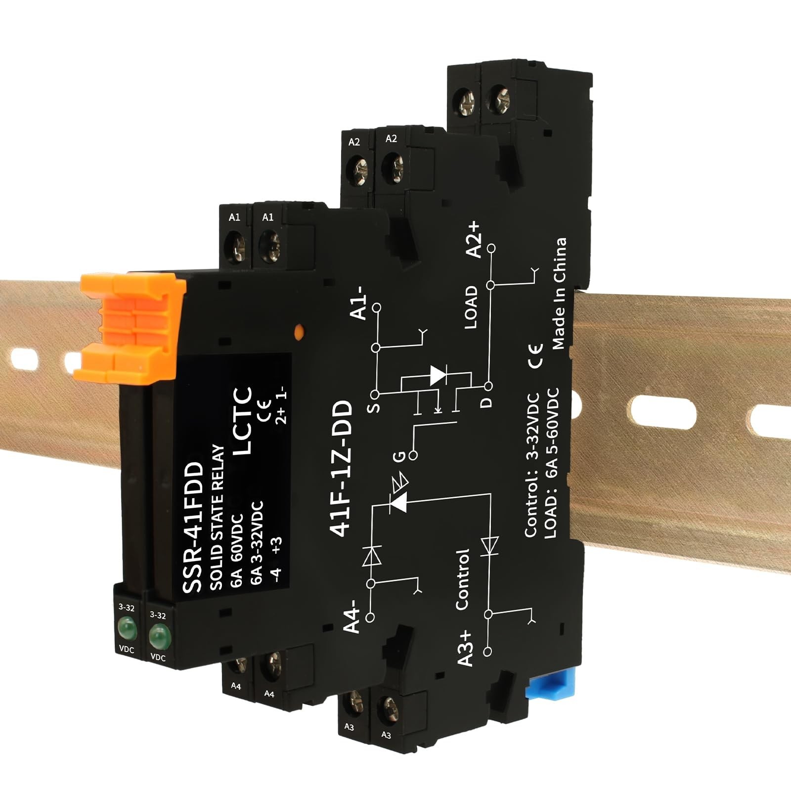 (2pcs) Solid State Relay DD 5V 12V 1.5A,Signal Relay for PLC,No Contact DC to...