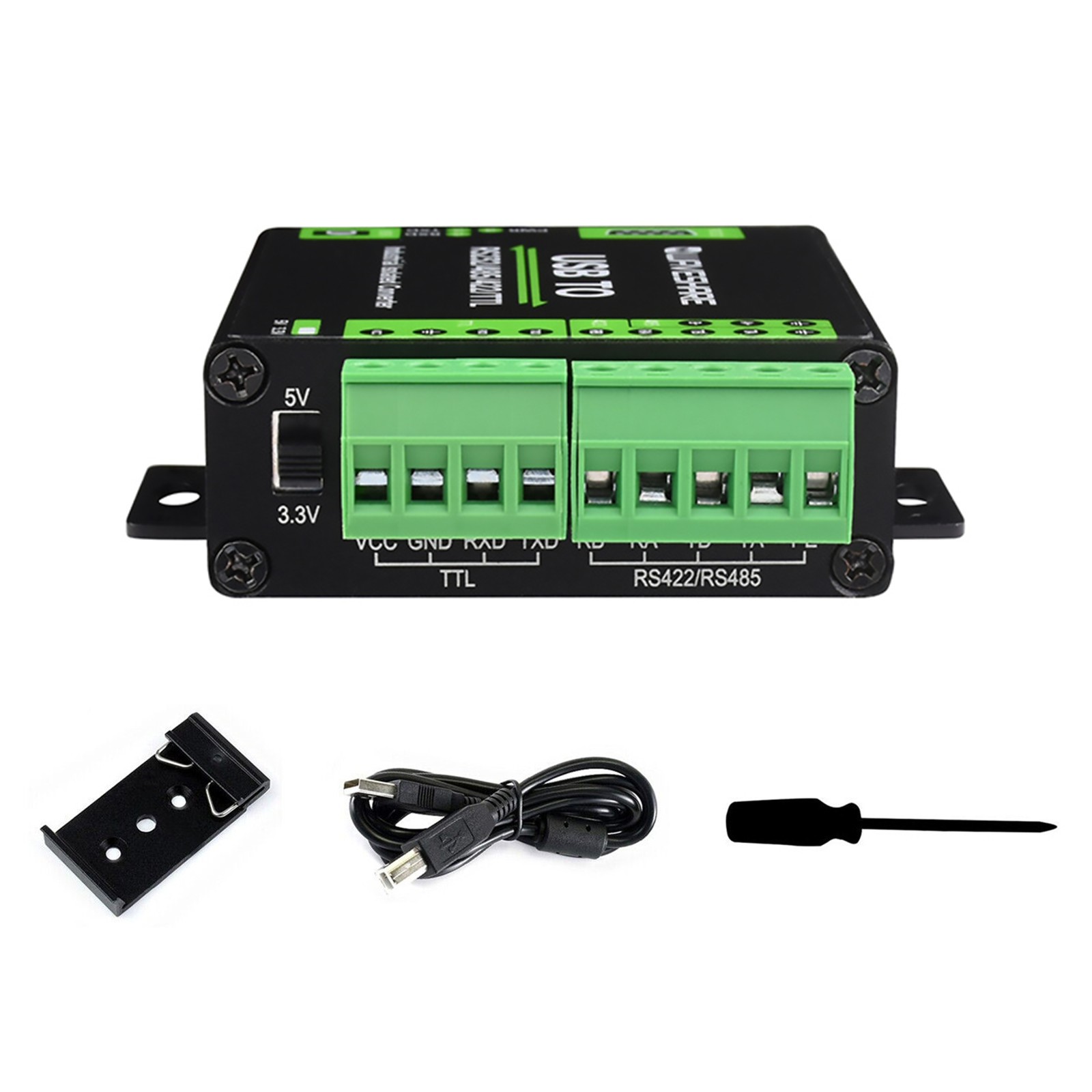 5V FT232RNL USB TO RS232/485/422/TTL Interface Converter Industrial Isolation