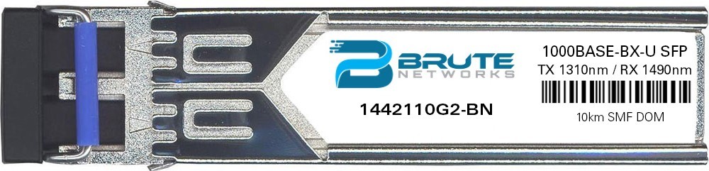 Adtran Compatible 1442110G2 - 1000BASE-BX-U 10km SMF 1310nm/1490nm SFP
