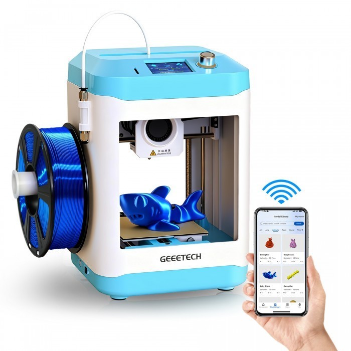 New Geeetech 3D Printer M1S Mini Size WiFi 3D Printer App Control For Children